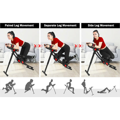 Youloveit Ab Machine - Professional Abdominal Trainer for Home Gym Fitness and Exercise Equipment for Women