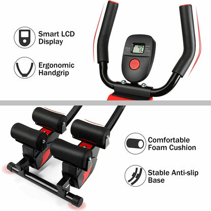 Youloveit Ab Machine - Professional Abdominal Trainer for Home Gym Fitness and Exercise Equipment for Women